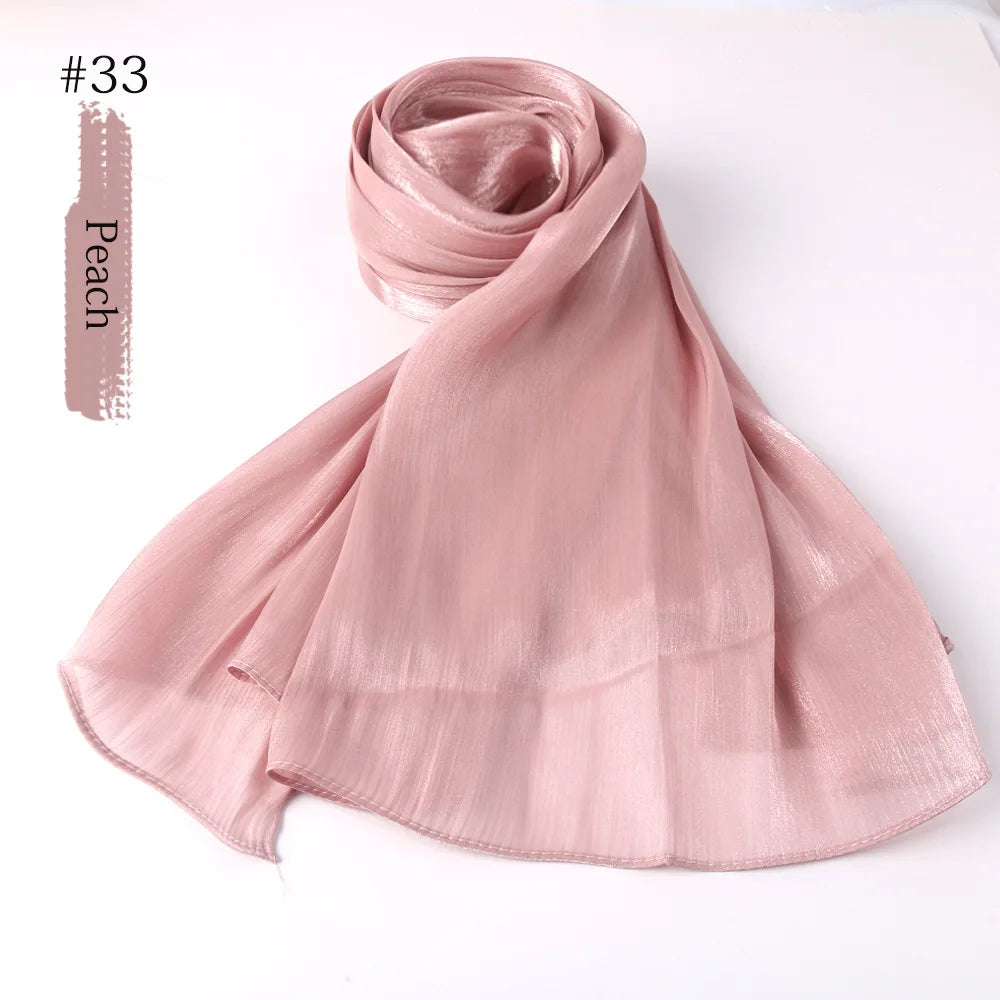 Women Hijab Chiffon Khimar Head Wrap Eid Islamic Hijabs Muslim Ramadan Scarves Prayer Ethnic Scarf Kerchief Breathable Shawl