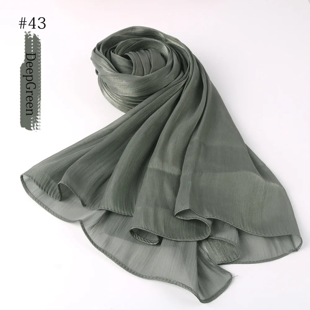 Women Hijab Chiffon Khimar Head Wrap Eid Islamic Hijabs Muslim Ramadan Scarves Prayer Ethnic Scarf Kerchief Breathable Shawl