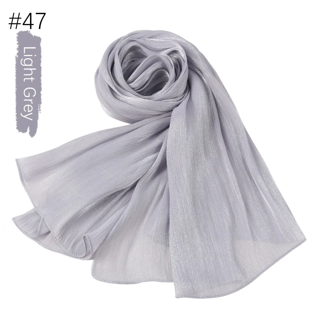 Women Hijab Chiffon Khimar Head Wrap Eid Islamic Hijabs Muslim Ramadan Scarves Prayer Ethnic Scarf Kerchief Breathable Shawl