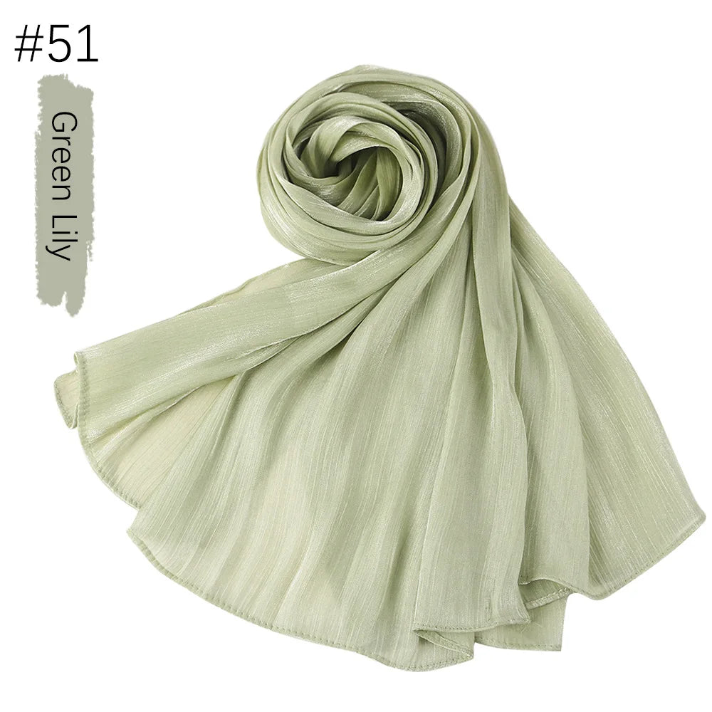 Women Hijab Chiffon Khimar Head Wrap Eid Islamic Hijabs Muslim Ramadan Scarves Prayer Ethnic Scarf Kerchief Breathable Shawl