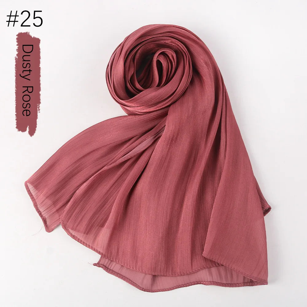 Women Hijab Chiffon Khimar Head Wrap Eid Islamic Hijabs Muslim Ramadan Scarves Prayer Ethnic Scarf Kerchief Breathable Shawl
