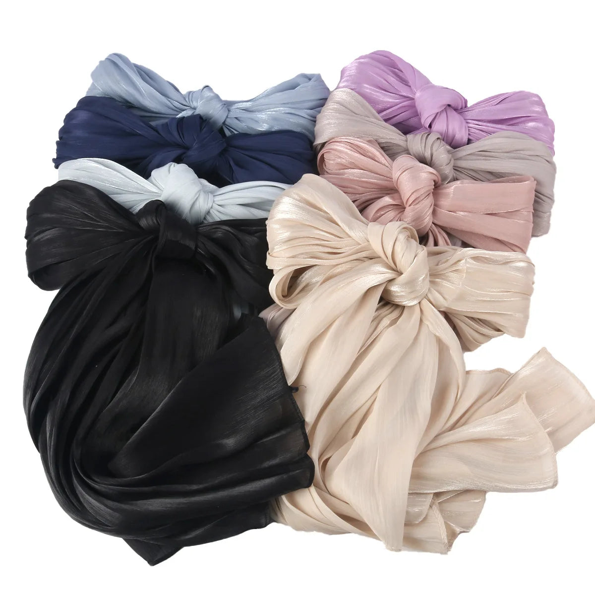 Women Hijab Chiffon Khimar Head Wrap Eid Islamic Hijabs Muslim Ramadan Scarves Prayer Ethnic Scarf Kerchief Breathable Shawl