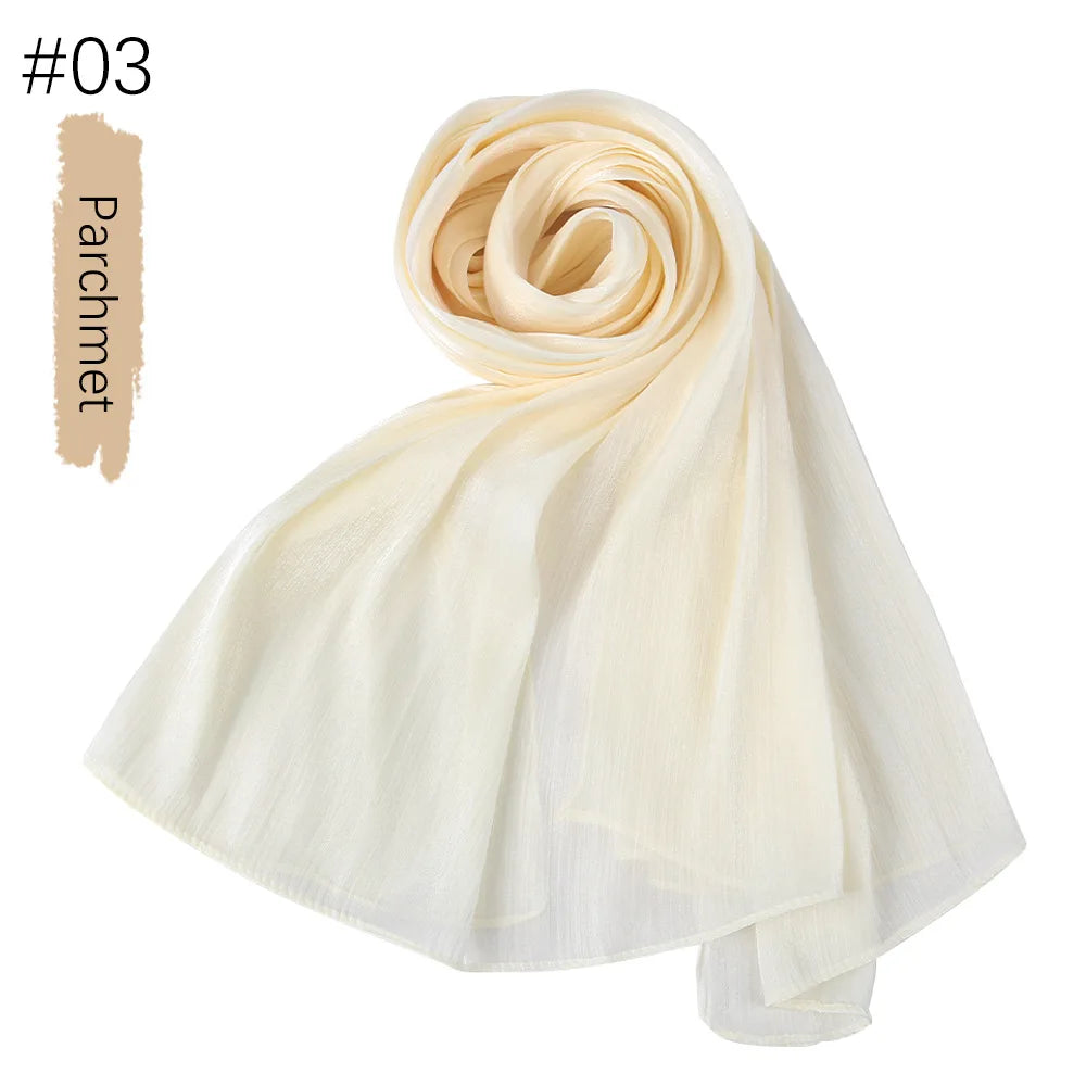 Women Hijab Chiffon Khimar Head Wrap Eid Islamic Hijabs Muslim Ramadan Scarves Prayer Ethnic Scarf Kerchief Breathable Shawl