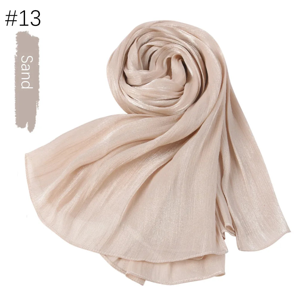 Women Hijab Chiffon Khimar Head Wrap Eid Islamic Hijabs Muslim Ramadan Scarves Prayer Ethnic Scarf Kerchief Breathable Shawl