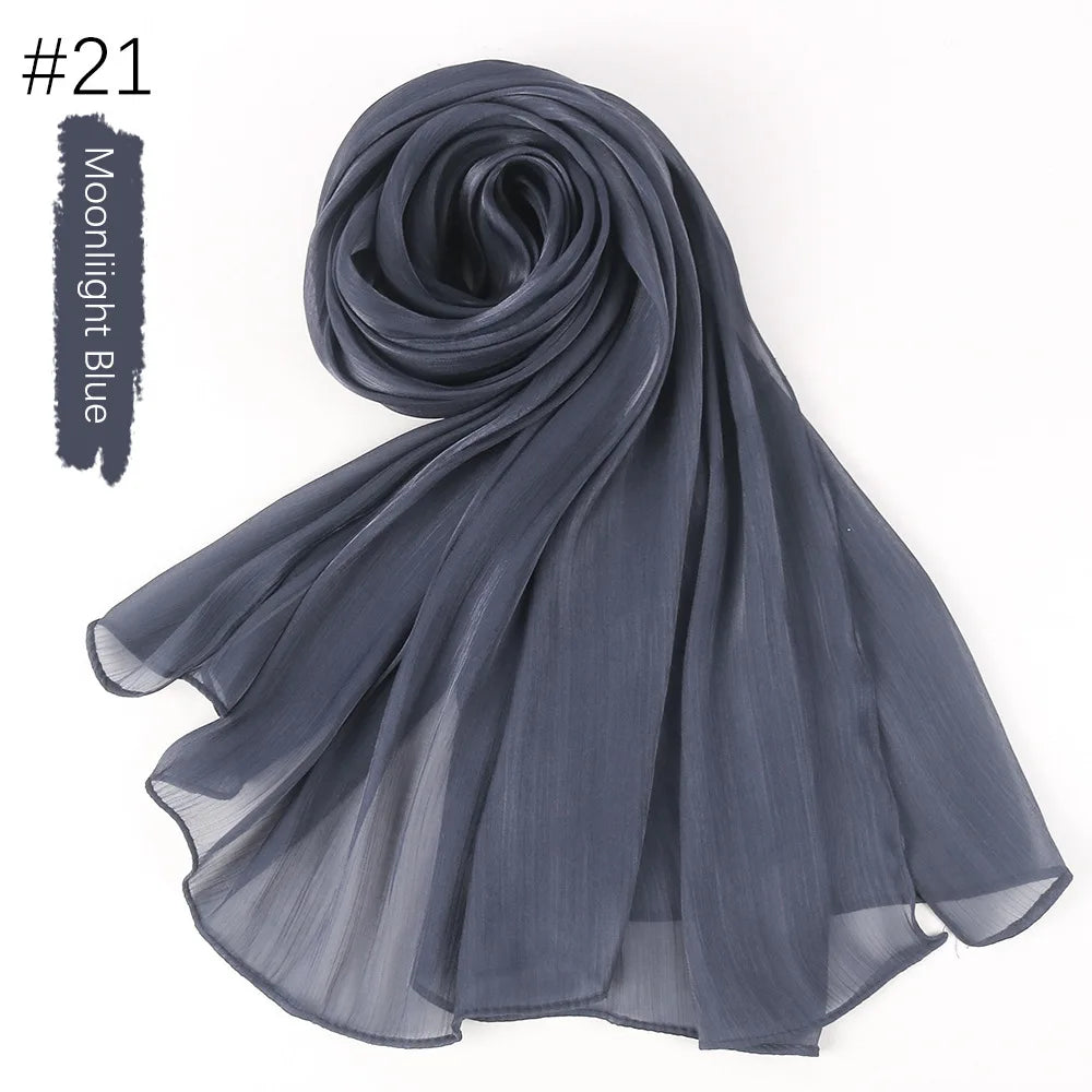 Women Hijab Chiffon Khimar Head Wrap Eid Islamic Hijabs Muslim Ramadan Scarves Prayer Ethnic Scarf Kerchief Breathable Shawl